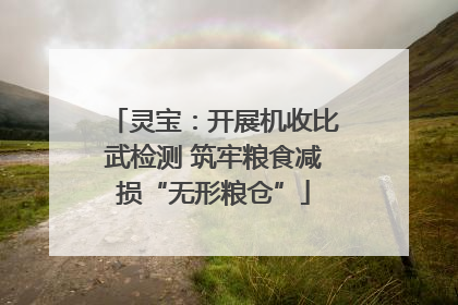 灵宝：开展机收比武检测 筑牢粮食减损“无形粮仓”