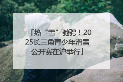 热“雪”驰骋！2025长三角青少年滑雪公开赛在沪举行