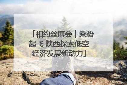 相约丝博会｜乘势起飞 陕西探索低空经济发展新动力