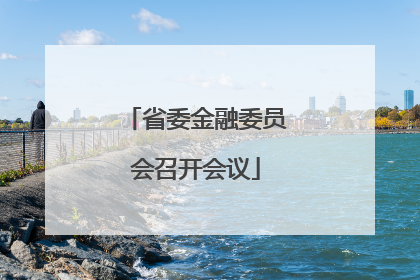 省委金融委员会召开会议