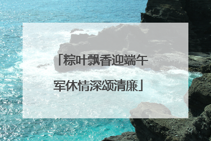 粽叶飘香迎端午 军休情深颂清廉