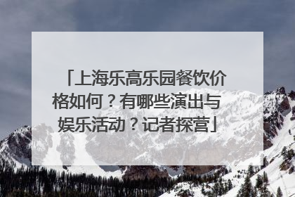 上海乐高乐园餐饮价格如何？有哪些演出与娱乐活动？记者探营