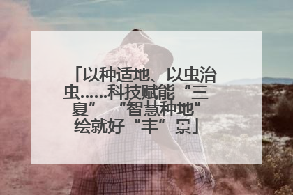以种适地、以虫治虫……科技赋能“三夏” “智慧种地”绘就好“丰”景