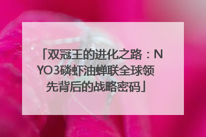 双冠王的进化之路：NYO3磷虾油蝉联全球领先背后的战略密码