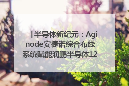 半导体新纪元：Aginode安捷诺综合布线系统赋能润鹏半导体12英寸集成电路生产线，携手共筑“芯”未来！