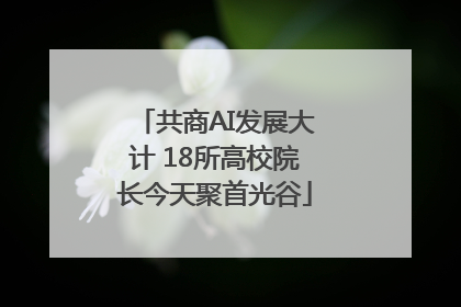 共商AI发展大计 18所高校院长今天聚首光谷