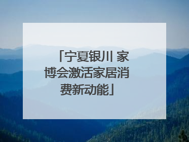 宁夏银川 家博会激活家居消费新动能