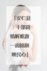 安仁县：干部真情解难题一面锦旗映民心