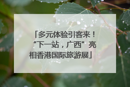 多元体验引客来！“下一站，广西”亮相香港国际旅游展