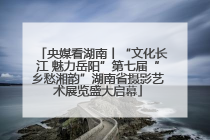 央媒看湖南丨“文化长江 魅力岳阳”第七届“乡愁湘韵”湖南省摄影艺术展览盛大启幕