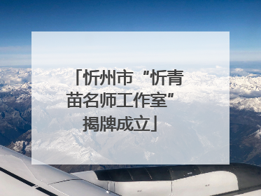 忻州市“忻青苗名师工作室”揭牌成立
