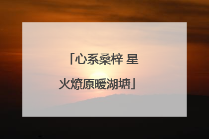 心系桑梓 星火燎原暖湖塘