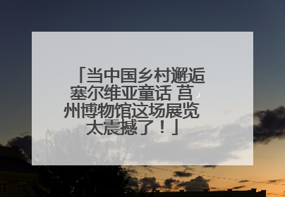 当中国乡村邂逅塞尔维亚童话 莒州博物馆这场展览太震撼了！