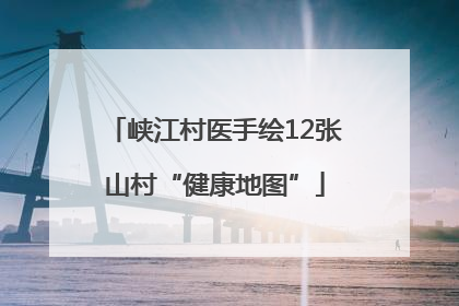 峡江村医手绘12张山村“健康地图”