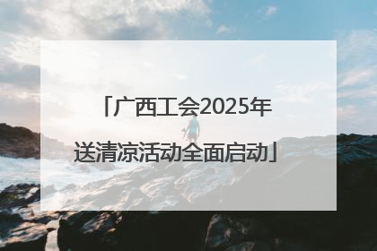 广西工会2025年送清凉活动全面启动