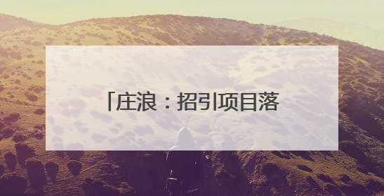 庄浪：招引项目落地 赋能产业振兴