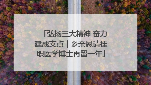 弘扬三大精神 奋力建成支点｜乡亲恳请挂职医学博士再留一年