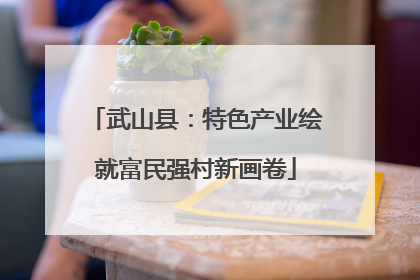武山县：特色产业绘就富民强村新画卷