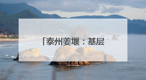 泰州姜堰：基层赋能数字提速 惠民政策进万家
