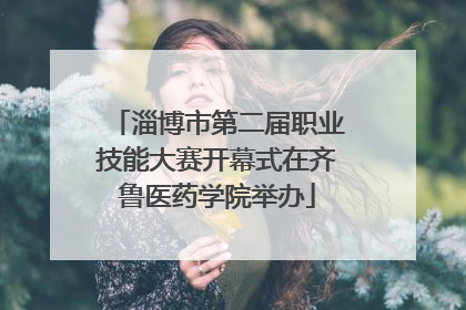 淄博市第二届职业技能大赛开幕式在齐鲁医药学院举办