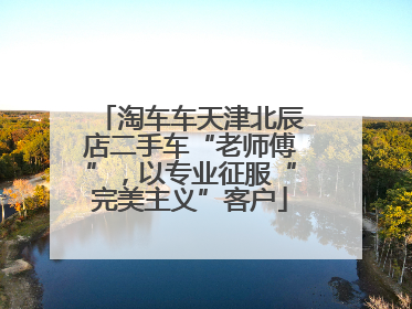 淘车车天津北辰店二手车“老师傅”，以专业征服“完美主义”客户