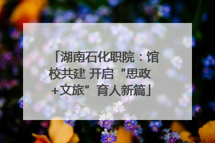 湖南石化职院：馆校共建 开启“思政+文旅”育人新篇