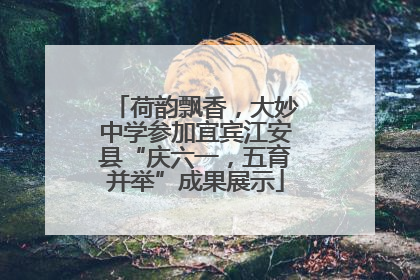 荷韵飘香，大妙中学参加宜宾江安县“庆六一，五育并举”成果展示