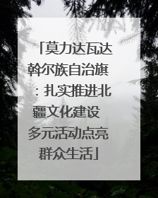莫力达瓦达斡尔族自治旗：扎实推进北疆文化建设 多元活动点亮群众生活