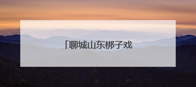 聊城山东梆子戏亮相中国非遗馆