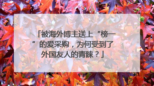 被海外博主送上“榜一”的爱采购，为何受到了外国友人的青睐？