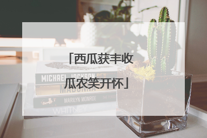 西瓜获丰收 瓜农笑开怀