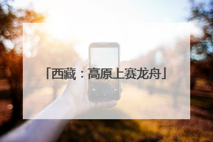 西藏：高原上赛龙舟