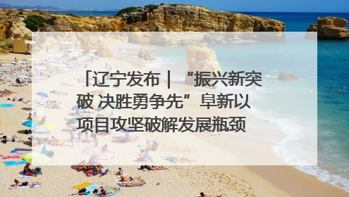 辽宁发布｜“振兴新突破 决胜勇争先”阜新以项目攻坚破解发展瓶颈 经济发展实现良好开局
