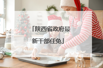 陕西省政府最新干部任免