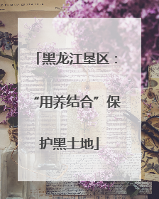 黑龙江垦区：“用养结合”保护黑土地