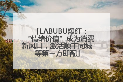 LABUBU爆红：“情绪价值”成为消费新风口，激活顺丰同城等第三方即配